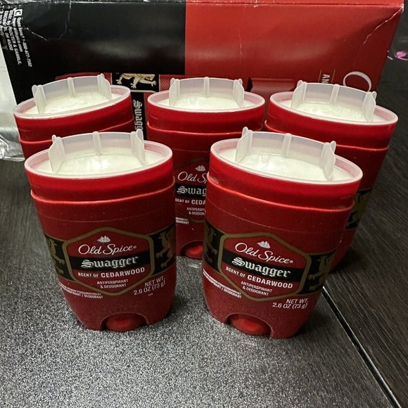 Lot Of 5 Old Spice Swagger Antiperspirant Deodorant Scent of Cedarwood 2.6oz - Picture 4 of 5